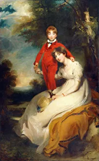 Lawrence - Mrs Charles Thellusson with her Son Charles J940561 Lawrence - Mrs Charles Thellusson with her Son Charles J940561