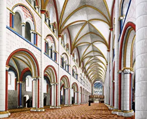 Heritage/reconstructing past monastic illustrations/nave st augustines abbey j990018 Heritage/reconstructing past monastic illustrations/nave st augustines abbey j990018