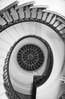 Print of the Oval Staircase at 23 High Petergate, York