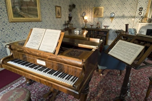 Piano in the Drawing Room at Down House N090132 Piano in the Drawing Room at Down House N090132