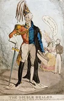 Cartoon Collection: Political cartoon of the Duke of Wellington K021676