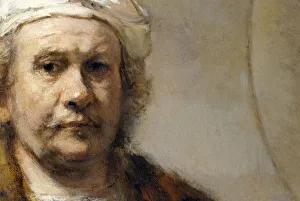 Rembrandt - Self Portrait (detail) N910003 Rembrandt - Self Portrait (detail) N910003
