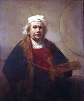 Paintings Collection: Rembrandt - Self Portrait J910070