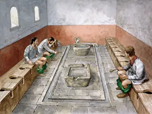 Roman latrine J000112