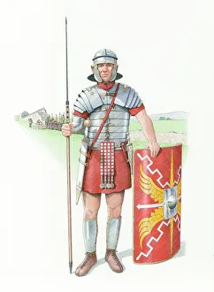 Roman legionary soldier IC048_145