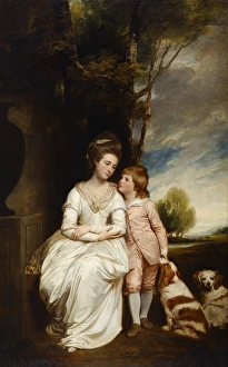 Romney - Anne Countess of Albemarle and Her Son J910502 Romney - Anne Countess of Albemarle and Her Son J910502