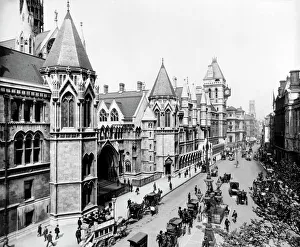 Architecture/victorian architecture/royal courts justice london bb95 15544 Architecture/victorian architecture/royal courts justice london bb95 15544