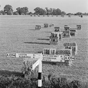 Road transport Collection: Rural road sign a082141