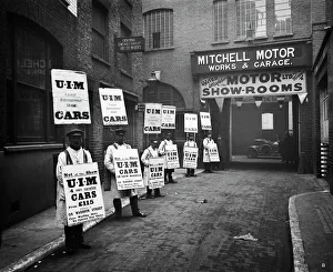 Sandwich board men 1910 BL21037b Sandwich board men 1910 BL21037b