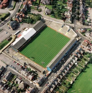 Aerial view of Elm Park, Reading Print