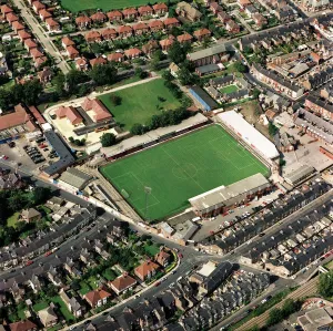 Aerial view of Bootham Crescent, York City Football Club's home since 1932