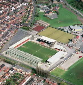 Aerofilms Print of Sincil Bank, Lincoln City Football Club ground