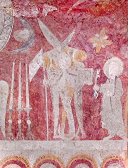 Fine art/medieval art sculpture wall paintings/st marys kempley dp114599 Fine art/medieval art sculpture wall paintings/st marys kempley dp114599