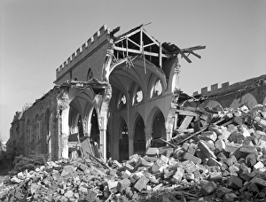 St Sidwell's Church, Exeter 1942 BB42_03938 St Sidwell's Church, Exeter 1942 BB42_03938