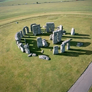 Pre Historic Collection: Stonehenge from the air K040315