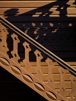 Swiss Cottage stairs at Osborne House N071193 Swiss Cottage stairs at Osborne House N071193