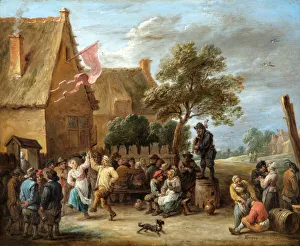 Teniers - A Village Merrymaking at a Country Inn N070476 Teniers - A Village Merrymaking at a Country Inn N070476