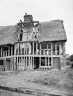 Timber framed house, Suffolk BB98_14520 Timber framed house, Suffolk BB98_14520
