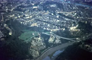 Bristol Prints: Clifton Suspension Bridge Print, Bristol 1971