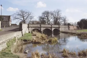 Bridges – River Crossings and Engineering Structures: Print of the Bridge over River Welland at Market Deeping