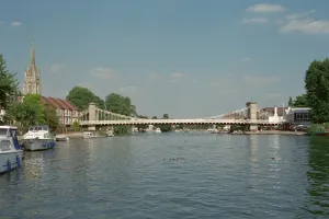 Bridges – River Crossings and Engineering Structures: Marlow Bridge Suspension Print, 1831-6