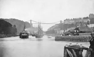 Bristol Prints: Avon River Shipping Print, 1864