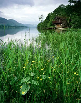 Travel england/travel north west england/ullswater boat house lake district j060232 Travel england/travel north west england/ullswater boat house lake district j060232