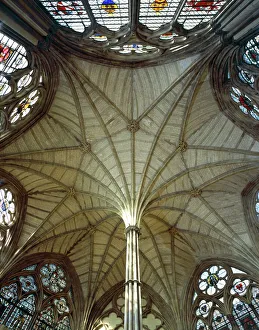 Architecture/interiors/westminster abbey chapter house j020008 Architecture/interiors/westminster abbey chapter house j020008