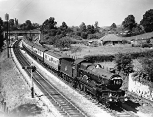 No 7018 Drysllwyn Castle near Kingskerswell, 1956 No 7018 Drysllwyn Castle near Kingskerswell, 1956