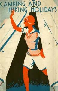 Prints of The front cover of a GWR book promoting camping and hiking holidays at destinations across the network. Published in 1933 Artwork And Documents Prints: 1933 GWR Camping and Hiking Holidays Print