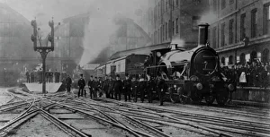 The last broad gauge train leaving Paddington Station, 20th May 1892 The last broad gauge train leaving Paddington Station, 20th May 1892