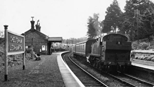 Cheltenham South and Leckhampton Station, Gloucestershire, c.1950s Cheltenham South and Leckhampton Station, Gloucestershire, c.1950s