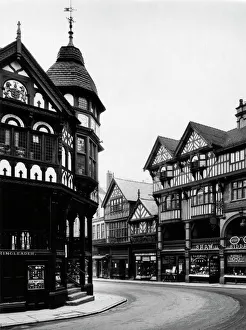 Chester Cross & Rows, Cheshire, July 1935 Chester Cross & Rows, Cheshire, July 1935