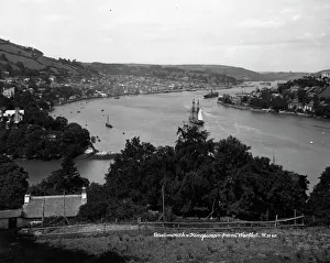 Dartmouth and Kingswear from Warfleet, c1900 Dartmouth and Kingswear from Warfleet, c1900