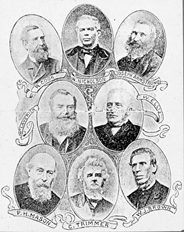 Early Medical Fund Society Committee Members, c1860 Early Medical Fund Society Committee Members, c1860
