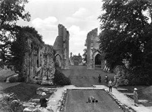 Glastonbury Abbey, Somerset, August 1927 Glastonbury Abbey, Somerset, August 1927