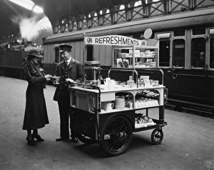 GWR Refreshment Department Platform Trolley, May 1937 GWR Refreshment Department Platform Trolley, May 1937