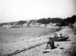 Cornwall Railway History Prints: Across the Bay at St Mawes, Cornwall, September 1937