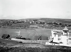 GWR Museum STEAM Prints: Bigbury-on-Sea from Burgh Island, Devon, September 1935