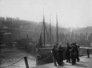 South West England History Prints: Brixham Harbour, Devon, c1930s