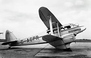 Aeroplane Collection: De Havilland 89 Dragon Rapide - City of Birmingham, c1935