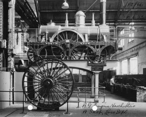 Steam Museum Exhibits UK Prints: North Star in A Shop, Swindon Works, 1953
