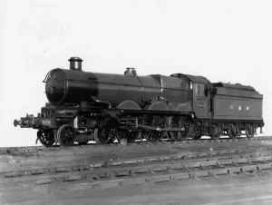 Castle Class Locomotive Prints: Castle Class Locomotive No. 5086, Bath Abbey