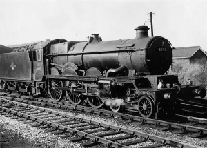 Castle Class Locomotive Prints: Locomotive No.5093, Upton Castle
