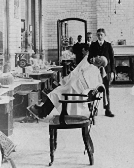 Medical Fund Hairdressing Room, Milton Road, c1910 Medical Fund Hairdressing Room, Milton Road, c1910