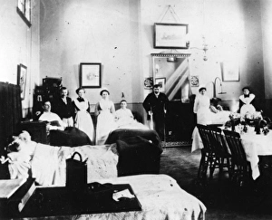 Medical Fund Hospital staff and patients, c1890 Medical Fund Hospital staff and patients, c1890