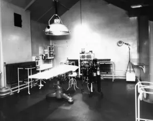 Steam Museum Exhibits UK Prints: Medical Fund Hospital Operating Theatre, 1947