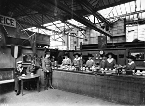 Soldiers and Sailors Buffet at Paddington Station, 1919 Soldiers and Sailors Buffet at Paddington Station, 1919