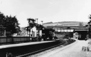 Cornwall Railway History Prints: Lostwithiel Station, Cornwall, May 1935