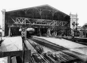 Brunel Prints: Print of Exeter St Davids Station Roof, 1912